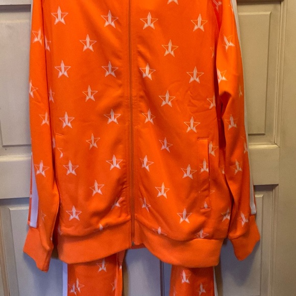 Jeffree Star Orange Track Suit NWOT Size Large - Picture 2 of 11